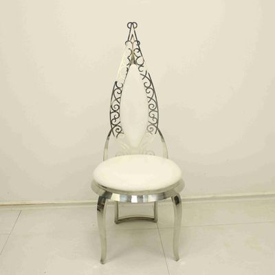 Bon prix Chaise dinante élégante supérieure en cuir pour l'anti jambe de l'oxydation solides solubles d'événement en ligne