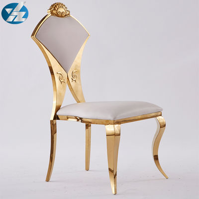 Bon prix Meubles modernes d'or de chaise en cuir standard de banquet de mariage pour des entreprises en ligne