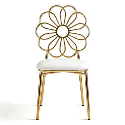 Bon prix Décoration de cadre doré pour banquet de mariage, repas SS, meubles métalliques de location, chaise d'événement en ligne