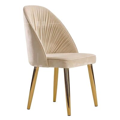 Bon prix Location de matériel événementiel Coussin en velours Salle de banquet Mobilier Chaises de banquet d'occasion Or Acier inoxydable Moderne en ligne