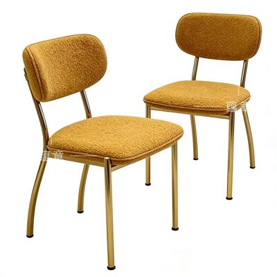 Bon prix Chaises de mariée en acier inoxydable, chaises de mariage, velours, chaises de salle à manger modernes et luxueuses pour événements en ligne