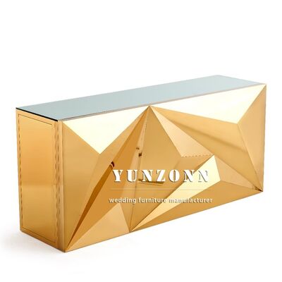 Bon prix Bar de mariage et boîte de nuit rectangulaire en acier inoxydable Tiki bar à vendre en ligne