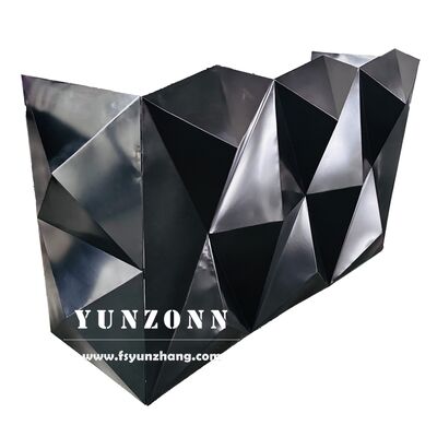 Bon prix Nouvelle conception table de bar DJ en acier inoxydable noir comptoir de bar de boîte de nuit moderne en ligne