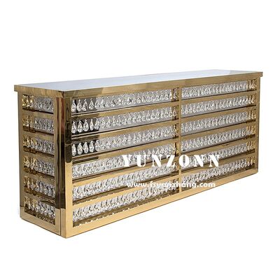 Bon prix Meubles commerciaux de barres en acier inoxydable Design cristallin Compteurs de barres commerciaux pour les fêtes Rentable en ligne