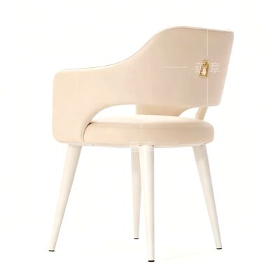 Bon prix Chaise de salle à manger Nordique Moderne Modèle de Chambre en métal Chaise de loisirs Simple et Luxe Hôtel Restaurant Chaise à manger en ligne