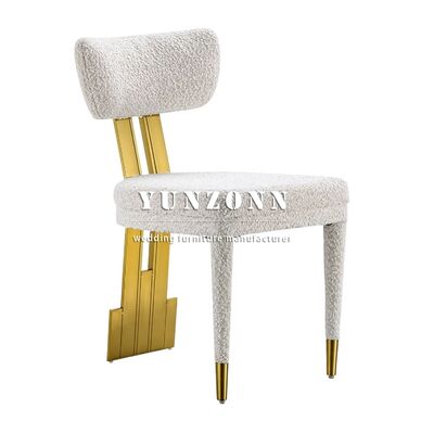 Bon prix Chaise de loisirs de salon haut de gamme Chaise d'accent en acier inoxydable de luxe en ligne