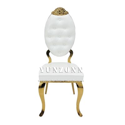 Bon prix Américain Populaire Gros Modern Metal Hôtel Banquet Party Chaise en acier inoxydable pour l' événement de mariage en ligne