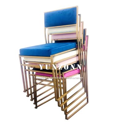 Bon prix En gros, chaise en métal doré populaire pour les événements. en ligne