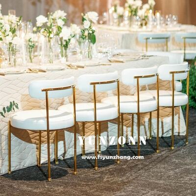 Bon prix Chaise empilable en sherpa pour hôtel, mariage, banquet, restaurant, tissu blanc, décoration de mariage en ligne