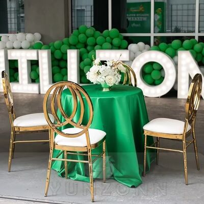 Bon prix Chaise Orbit Double Anneau Doré de Luxe pour Événements, Mariages, Hôtels, Restaurants, Bars Extérieurs - Chaise de Location en Acier Inoxydable en ligne