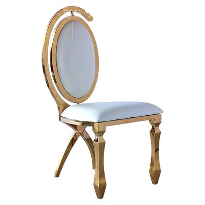 Bon prix Des chaises de mariage en or métallique de luxe moderne pour les événements d'appartements et de villas en ligne