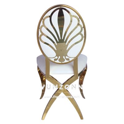 Bon prix Chaises de mariage polyvalentes modernes en acier inoxydable pour événements, meubles d'intérieur et d'extérieur pour hôtels, villas, banquets, fêtes et autres fonctions en ligne