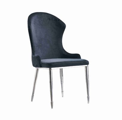 Bon prix Chaise à manger en acier inoxydable poli baroque moderne en ligne