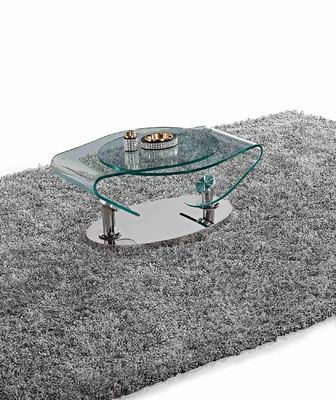 Bon prix OEM latéral de rotation de verre de Tableau de café de base d'acier inoxydable de Tableau en ligne