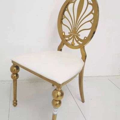 Bon prix Chaise de salle à manger en or de luxe moderne haut de gamme pour la salle de banquet de l' hôtel en ligne